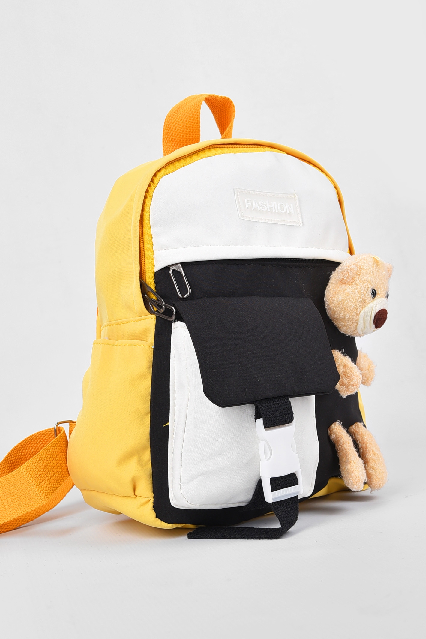 Фото товару Рюкзак дитячий текстильний помаранчевого кольору №1