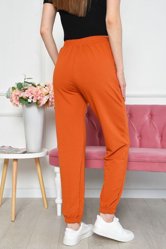 Фото товару Спортивні штани жіночі теракотового кольору №5 thumbnail