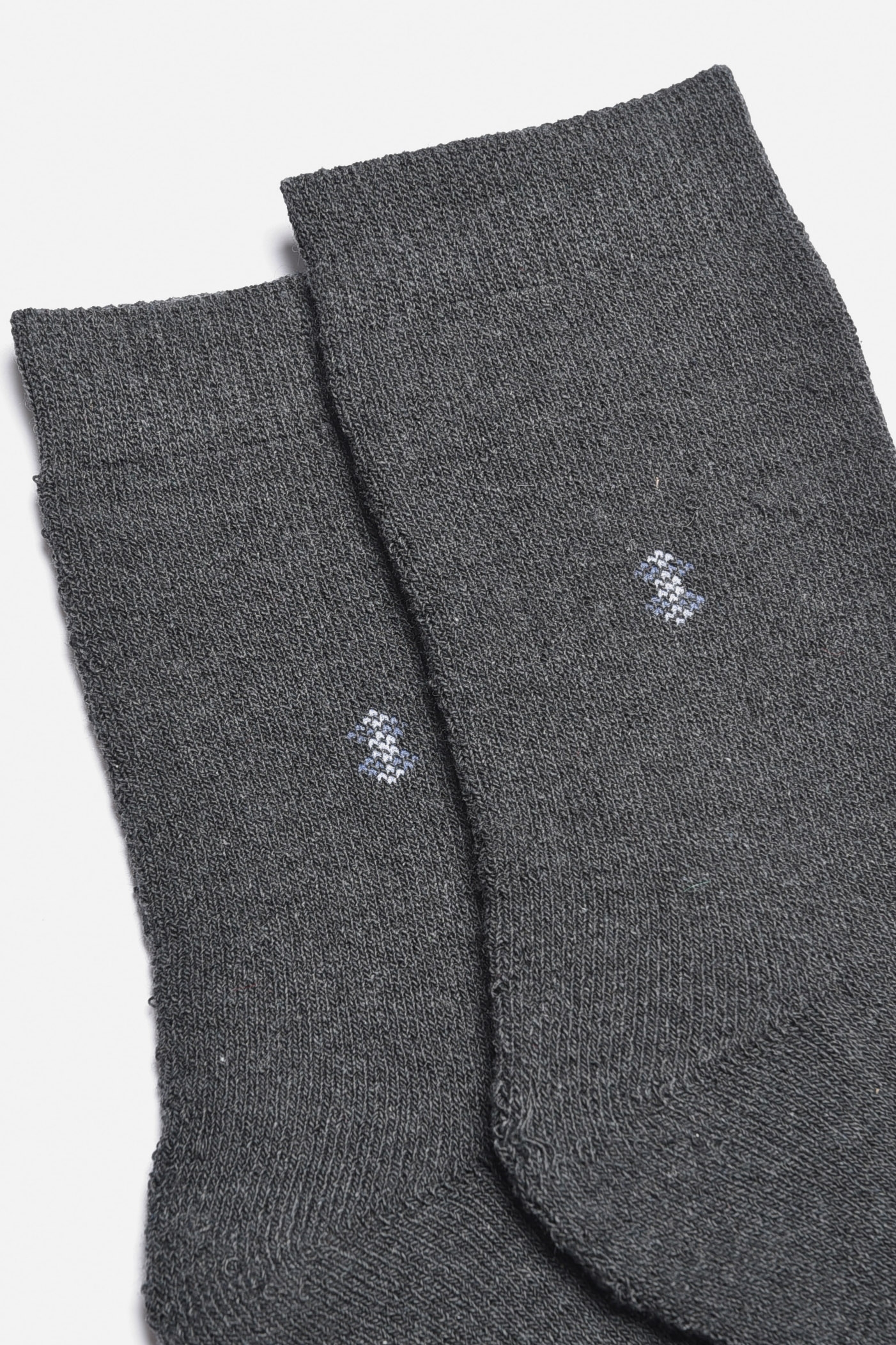 Фото товару Шкарпетки чоловічі махрові темно-сірого кольору №5